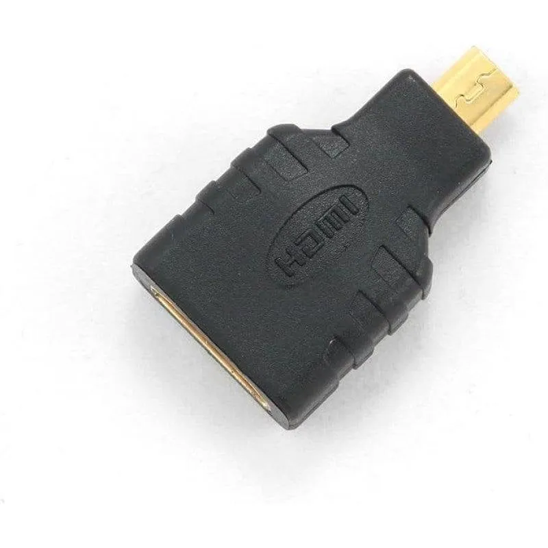 Adattatore HDMI Gembird A-HDMI-FD HDMI a Micro HDMI Femmina/Maschio Nero - immagine 1