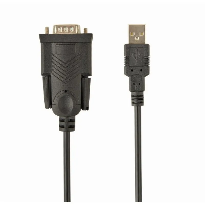 Gembird UAS-DB9M-02 Cavo USB a seriale DB-9 maschio/maschio 1,5 m Nero - immagine 1