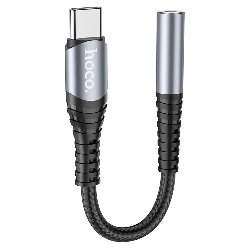 Adattatore Audio USB-C - 3,5mm HOCO LS33, Grigio - immagine 1