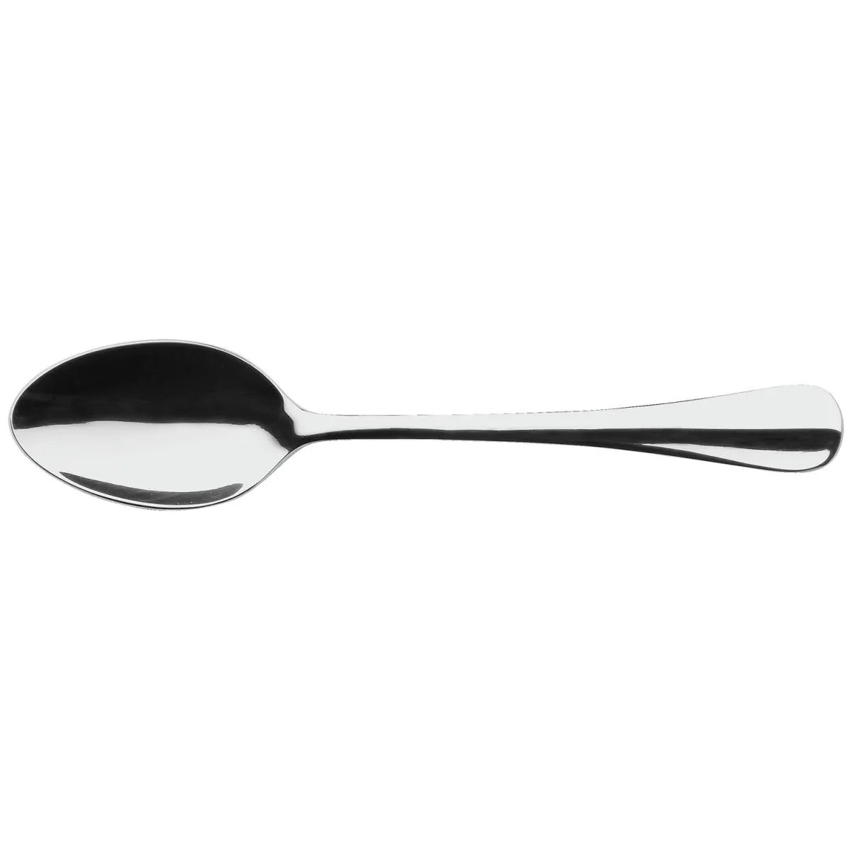 12x VEGA Cucchiaio frutta Baguette; 18.5 cm (L); argento, manico argento; 12 pz. / Pacco - immagine 1
