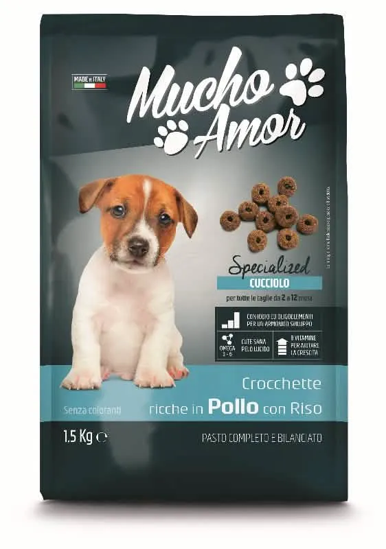 MuchoAmor Cane Piccola Taglia Crocchette 1,5kg - Alimento completo per cani - immagine 1