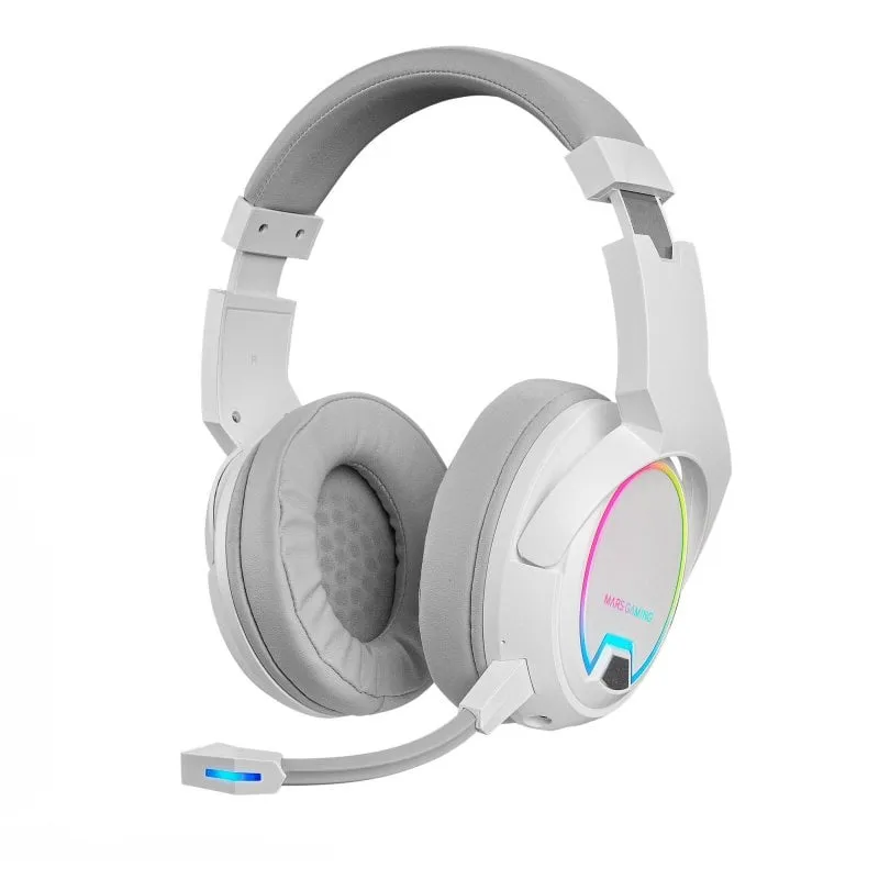 Cuffie da gioco wireless bianche Mars Gaming MHW-100 - immagine 1