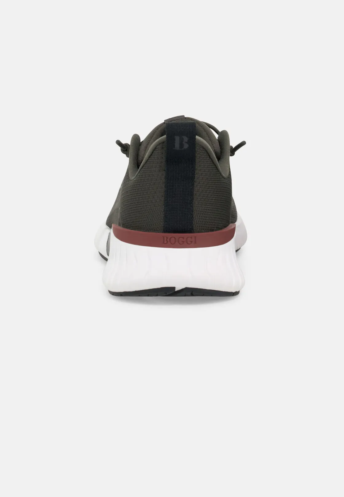 Boggi, Sneakers Endurance In Tessuto Tecnico, Uomo, Militare, Taglia: 45-11 - immagine 5