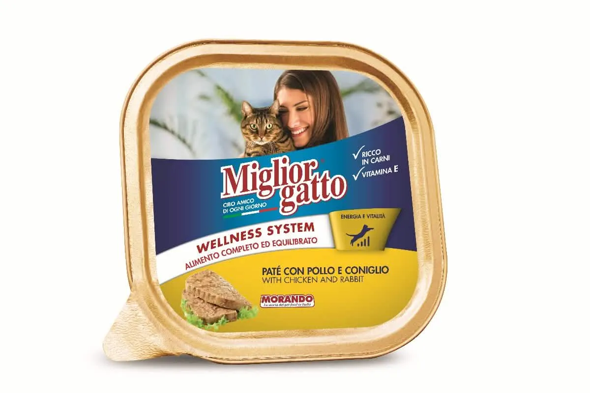 Migliorgatto Vaschette 100g Pollo e Coniglio - immagine 1