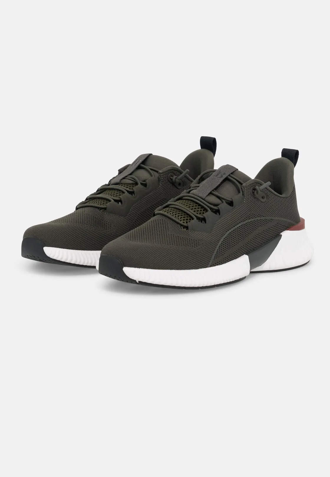 Boggi, Sneakers Endurance In Tessuto Tecnico, Uomo, Militare, Taglia: 46-12 - immagine 3