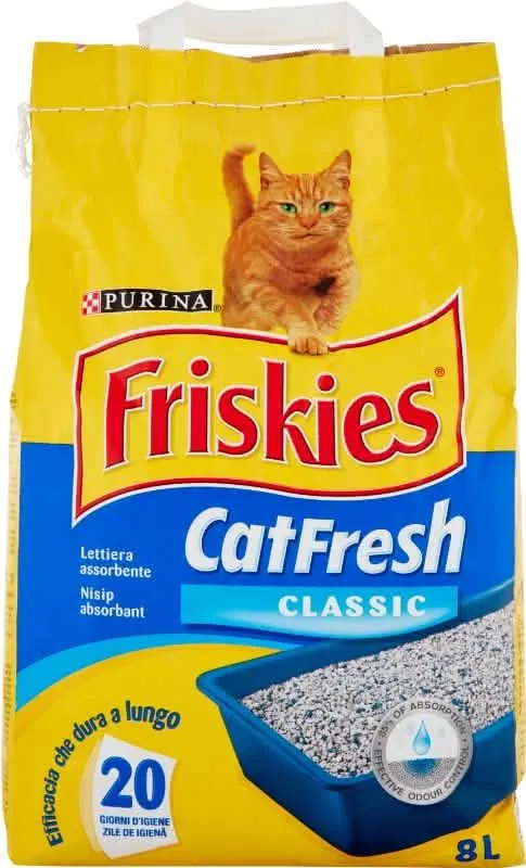 FRISKIES Lettiera Gatto 8kg - Comfort e Freshness per i Tuoi Gatti - immagine 1