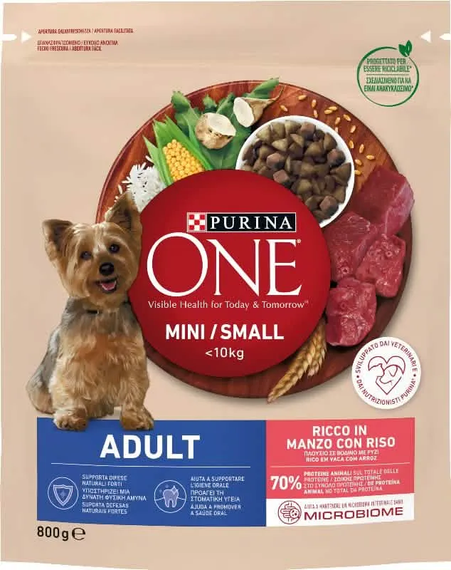 PURINA ONE MY DOG 800GR ADULTO MANZ/RISO - immagine 1