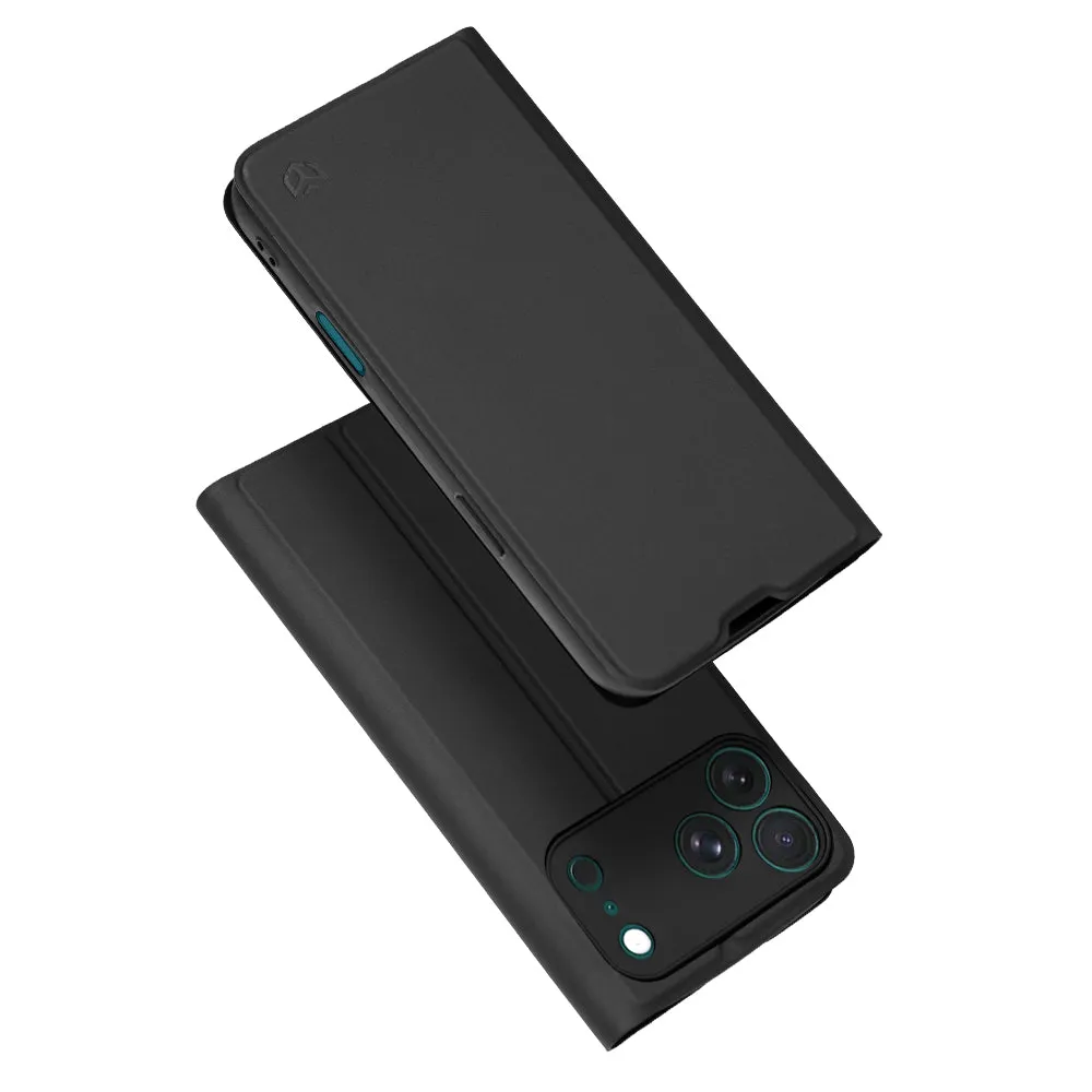Custodia per Apple iPhone 18 Pro / 17 Pro, Techsuit, Magskin Book, Nera - immagine 1