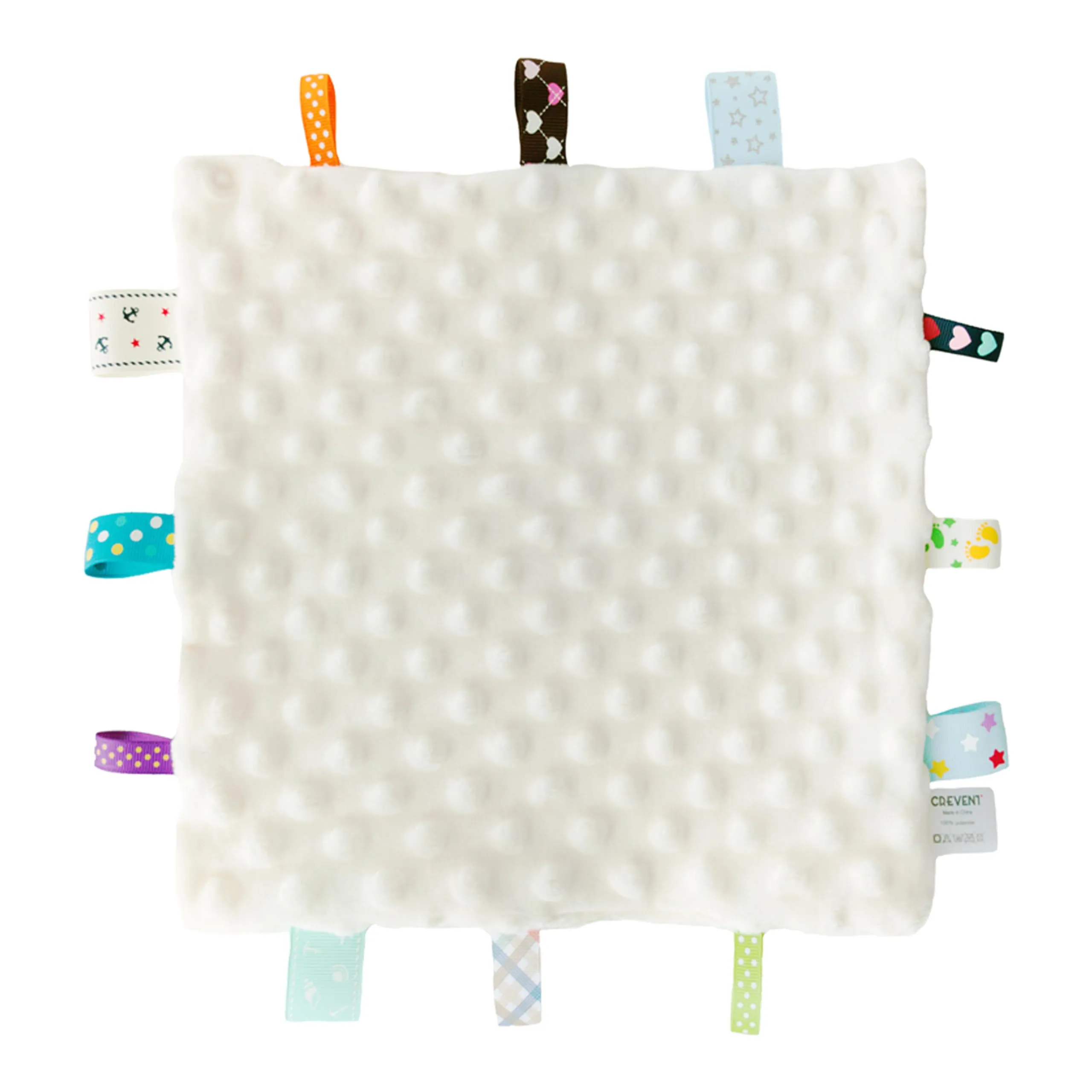 CREVENT Set regalo per ragazze e ragazzi - Cestino organizer per pannolini con 1 coperta, 1 Taggie, 1 Lovey, 3 calzini, 2 body per neonati, 1 giostrina per culla - immagine 7
