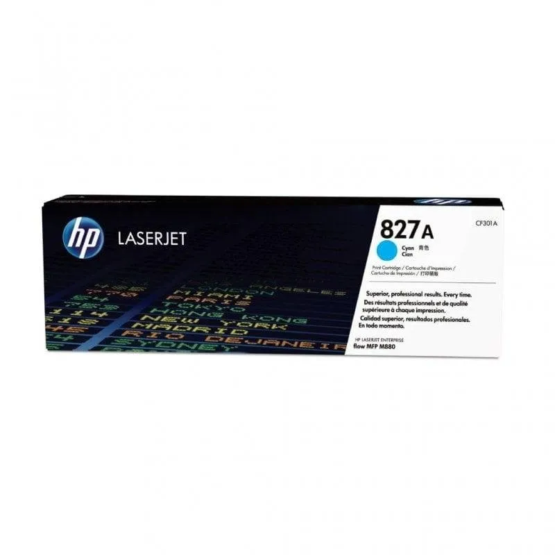Cartuccia Toner Originale HP LaserJet 827A Cyan - immagine 1