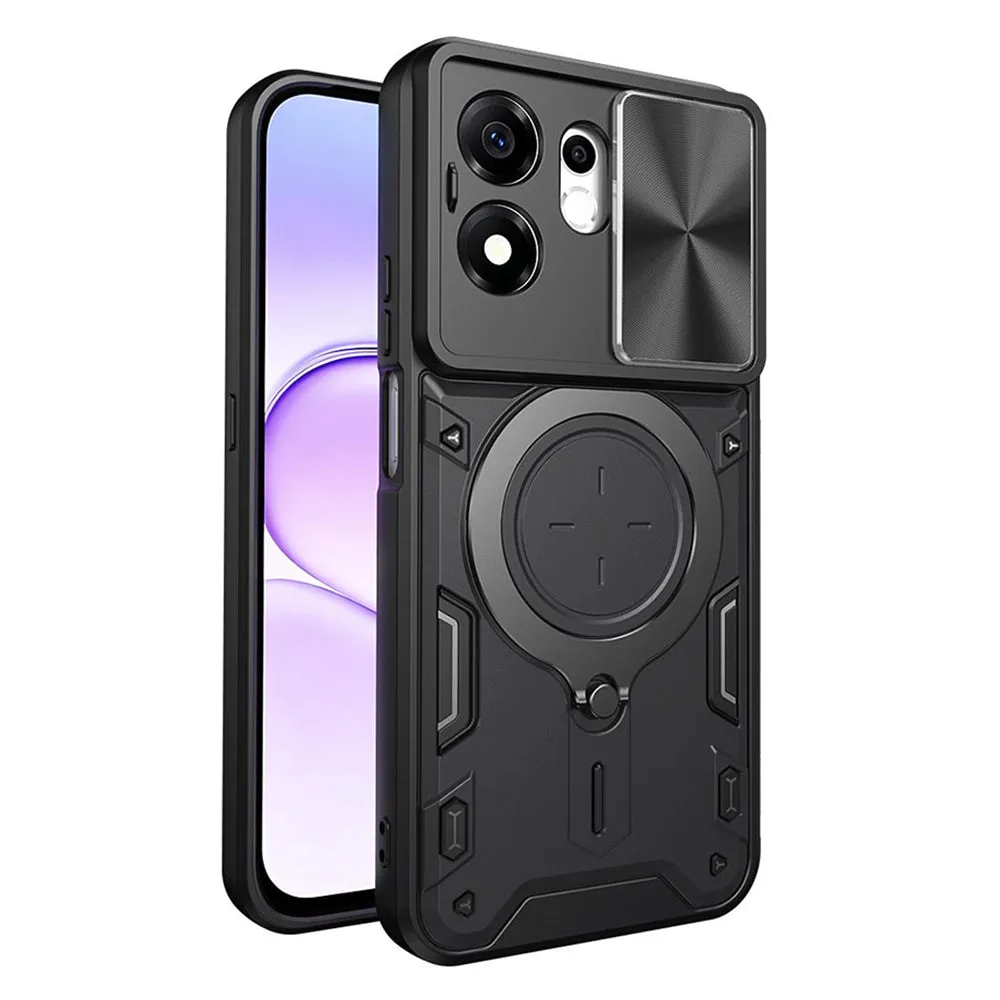 Custodia per Honor 600 Smart, Techsuit, CamGuard Pro, Nera - immagine 1