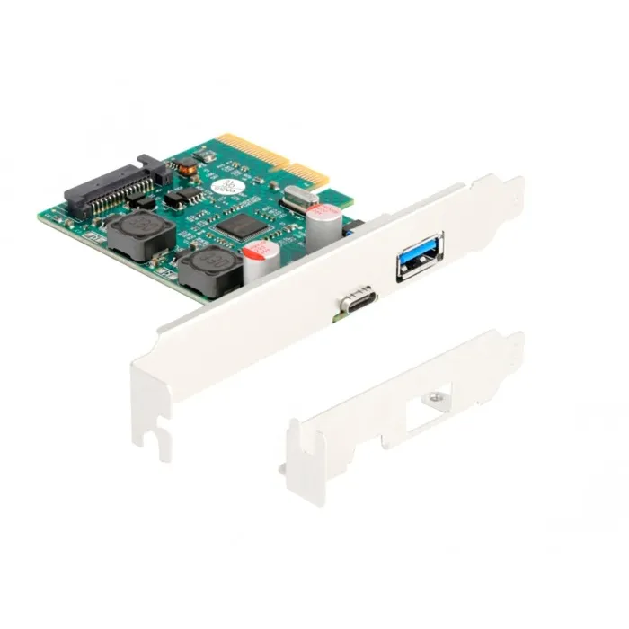 Scheda PCI Express x4 per 1 x porta USB 10 Gbps Type-C esterna + 1 x porta USB 10 Gbps Type-A esterna, Controller USB - immagine 1