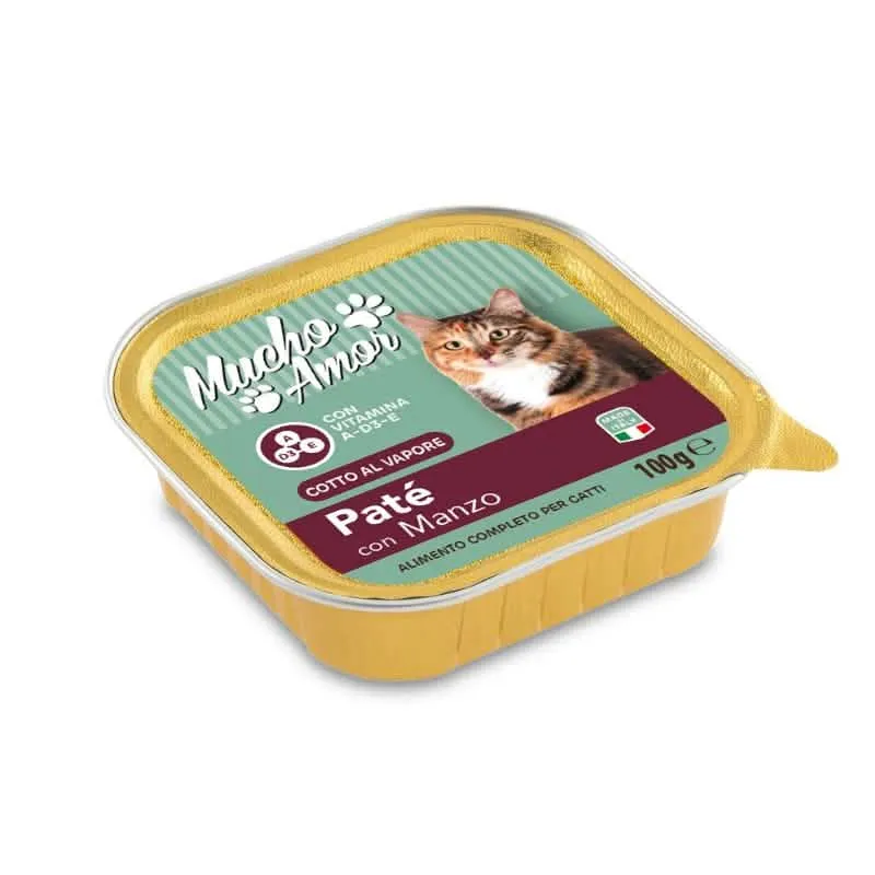 MuchoAmor Gatto Patè 100g Manzo - immagine 1