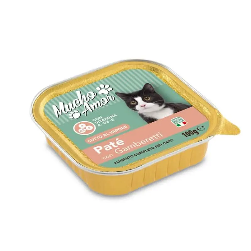 MuchoAmor Gatto Patè 100g Gamberetti - immagine 1