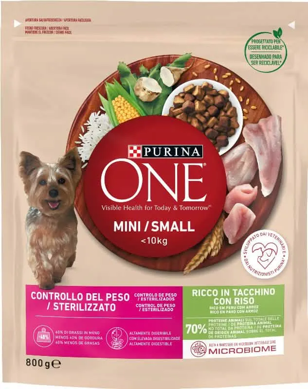 PURINA ONE MY DOG 800GR CONTROL TAC/RISO - immagine 1