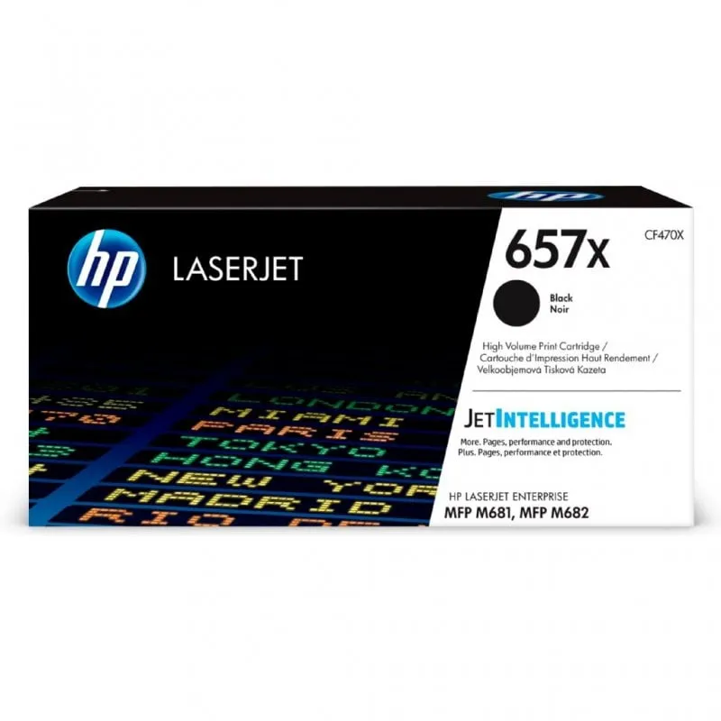 HP Cartuccia toner nero originale ad alta capacità LaserJet 657X - immagine 1