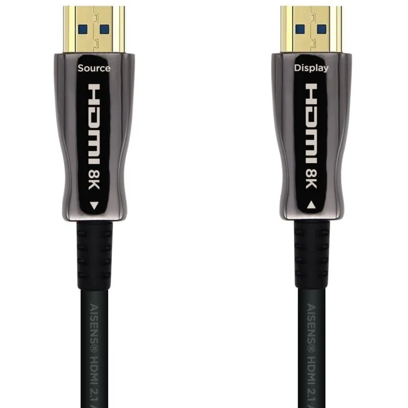 Aisens A153-0515 Cavo HDMI 2.1 8K Maschio/Maschio 10m Nero - immagine 1