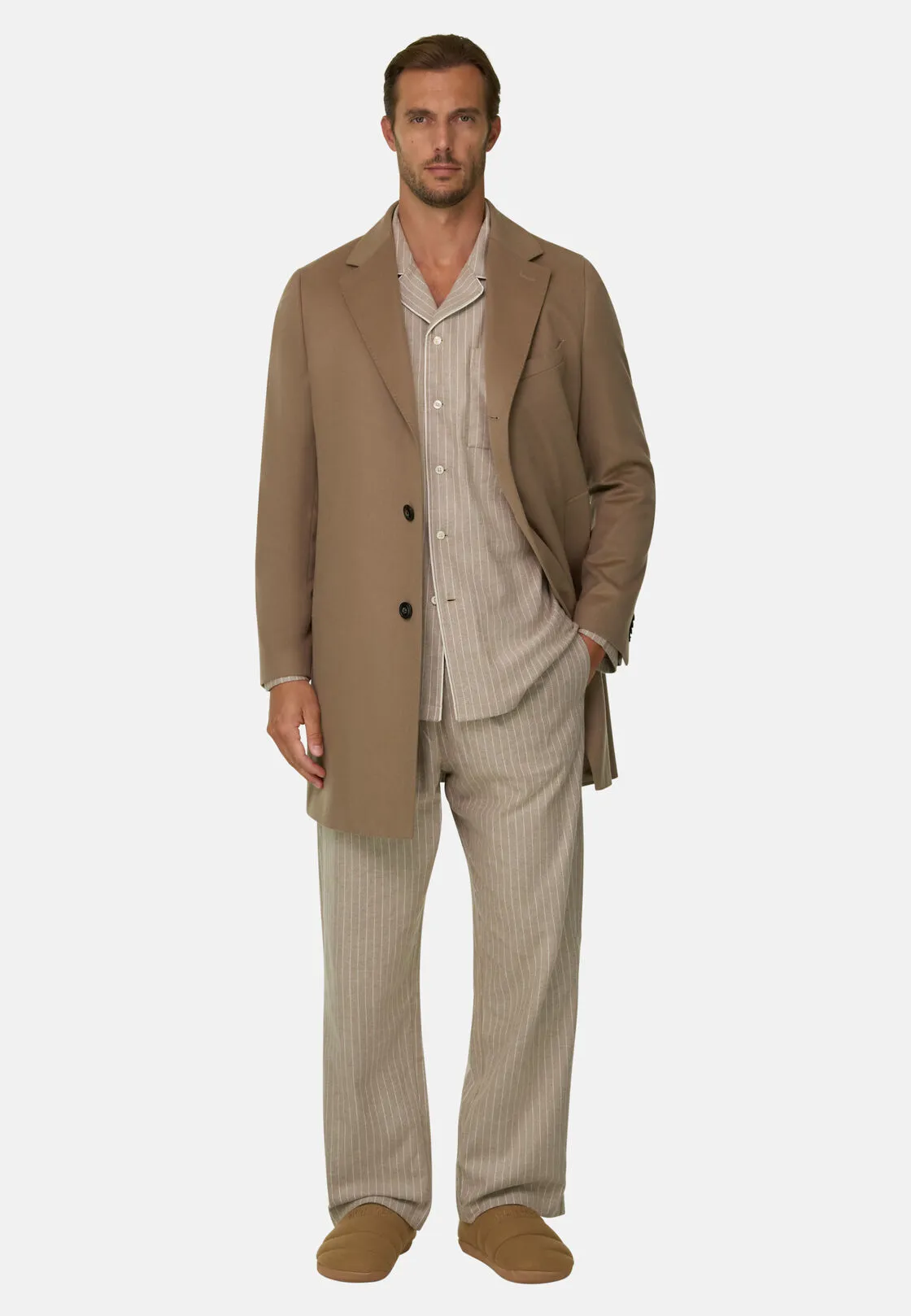Boggi, Cappotto In Puro Cashmere Monopetto, Uomo, , Taglia: 48 - immagine 2