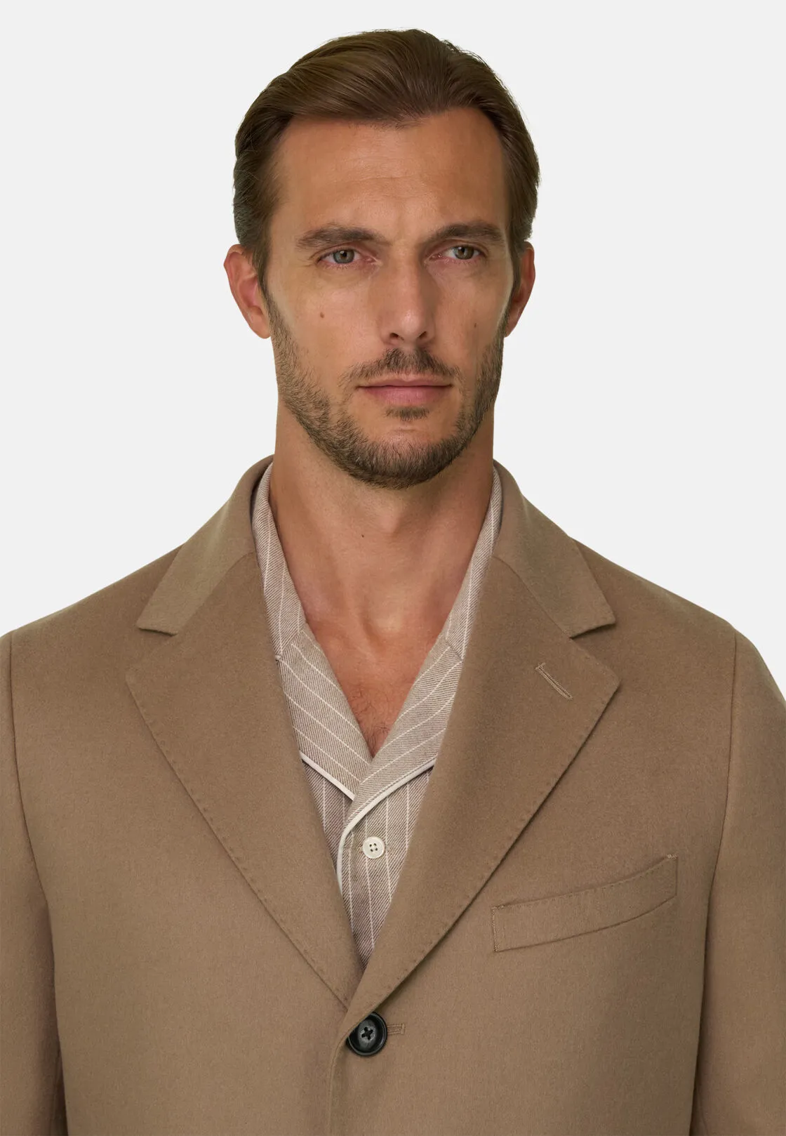 Boggi, Cappotto In Puro Cashmere Monopetto, Uomo, , Taglia: 52 - immagine 3