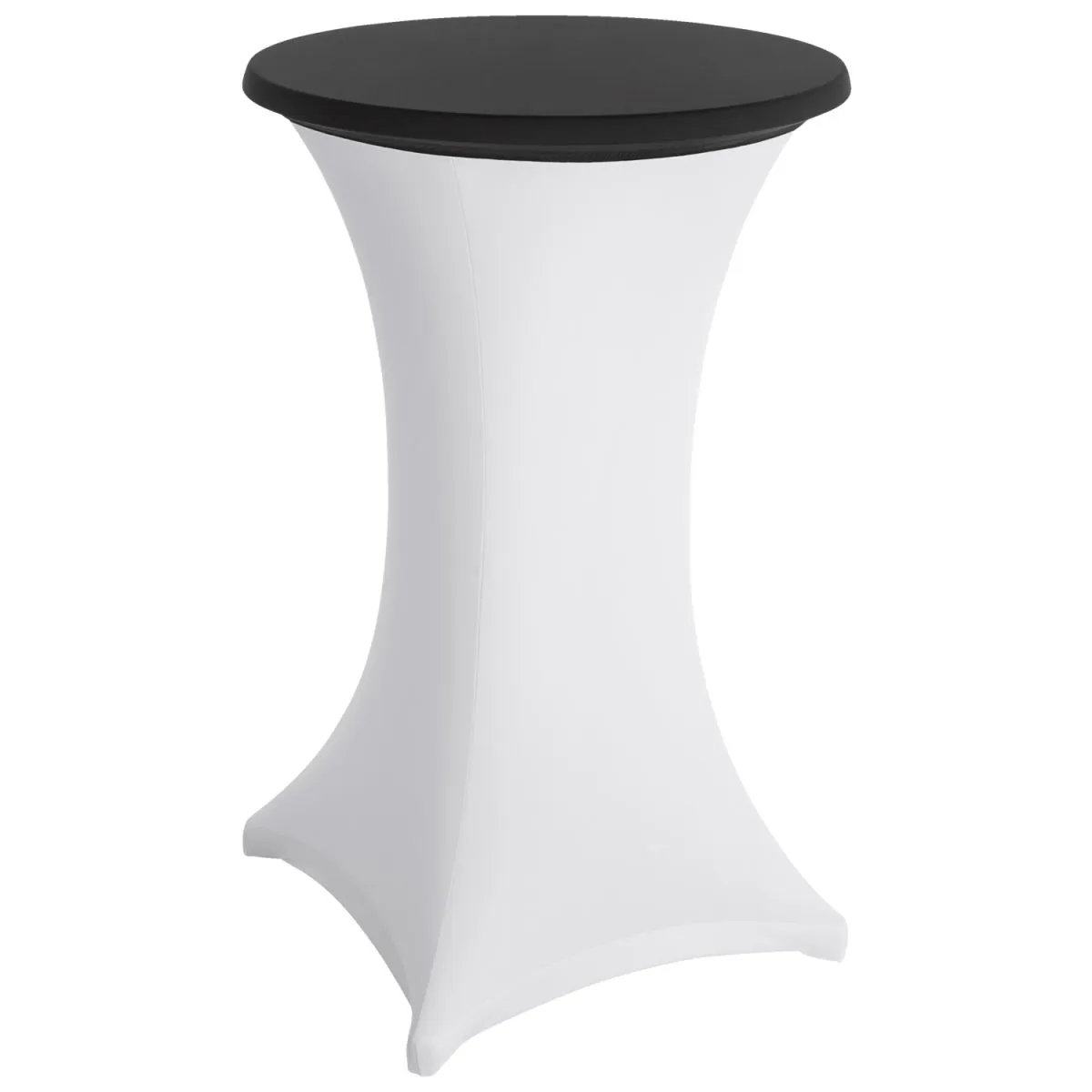 ERWIN M. Copripiano per tavolo alto Grace; 70 cm (Ø); nero; rotonda - immagine 1