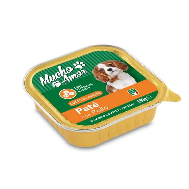 MUCHOAMOR Cane Patè Pollo 150gr - immagine 1