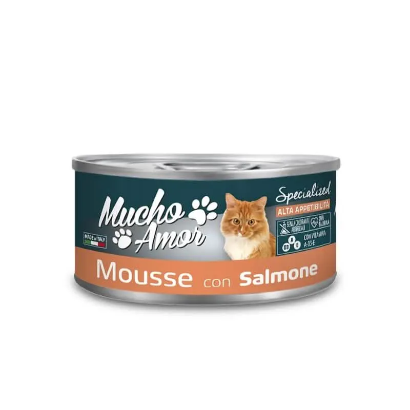 MuchoAmor Gatto Mousse 85g Salmone - immagine 1
