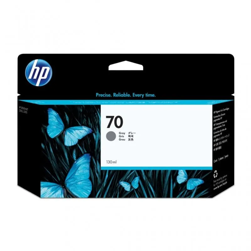 HP Cartuccia inchiostro grigio 70 da 130 ml - immagine 1