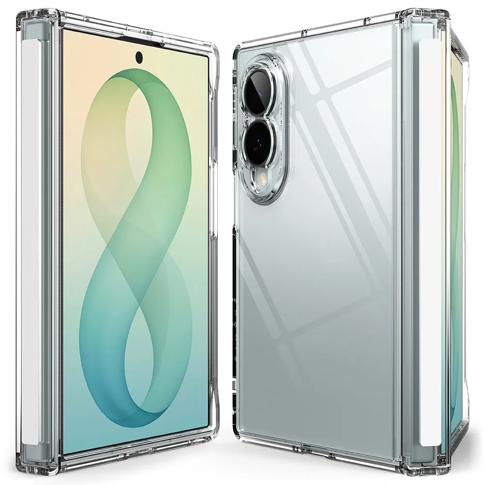 Custodia per Samsung Galaxy Z Fold8 F971, Ringke, Fusion Flap, Trasparente - immagine 1
