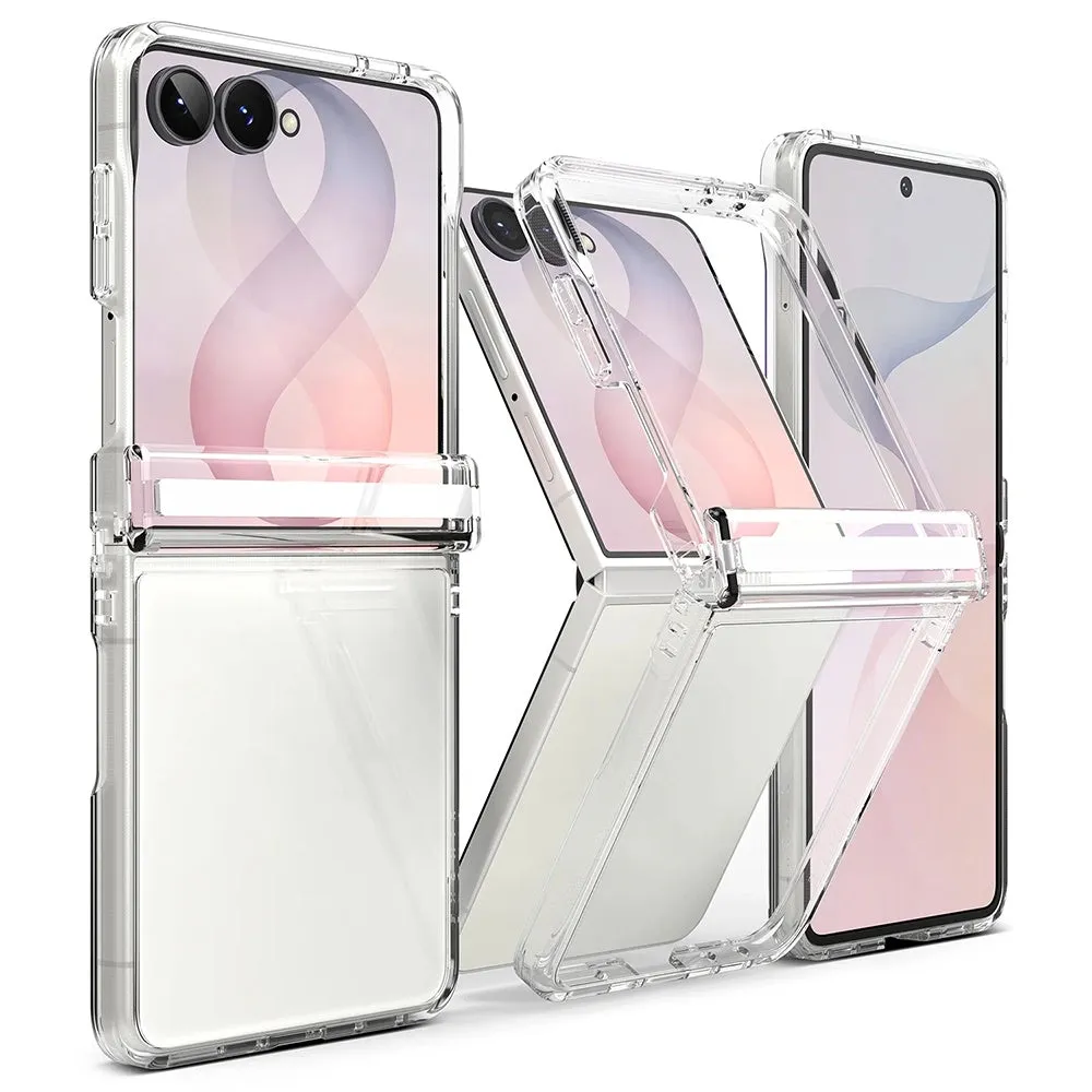 Custodia per Samsung Galaxy Z Flip8 F776, Ringke, Fusion Flap, Trasparente - immagine 1