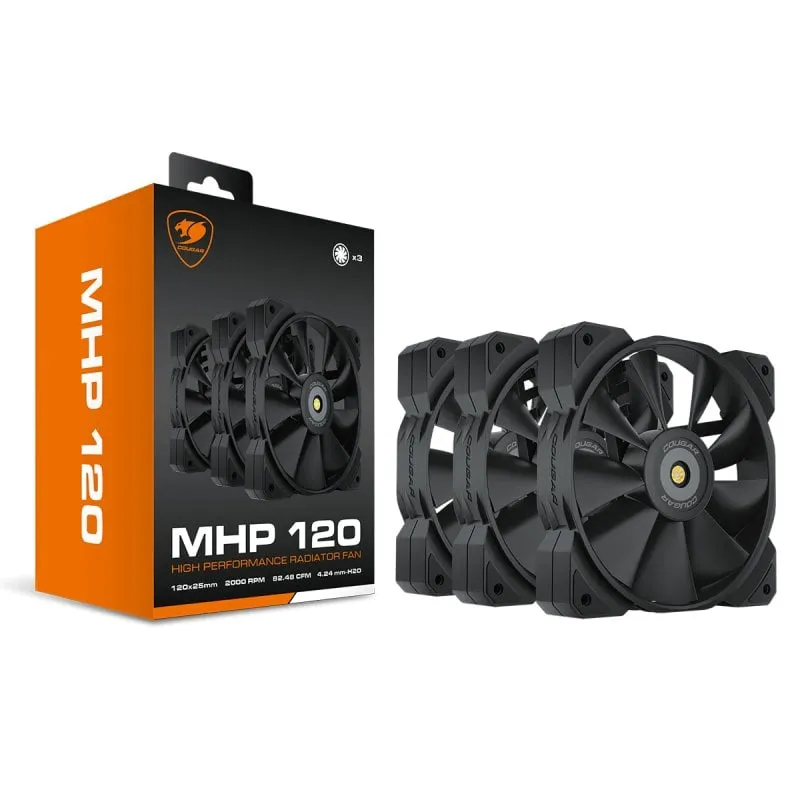 Cougar MHP 120 Confezione da 3 ventole supplementari da 120 mm - immagine 1