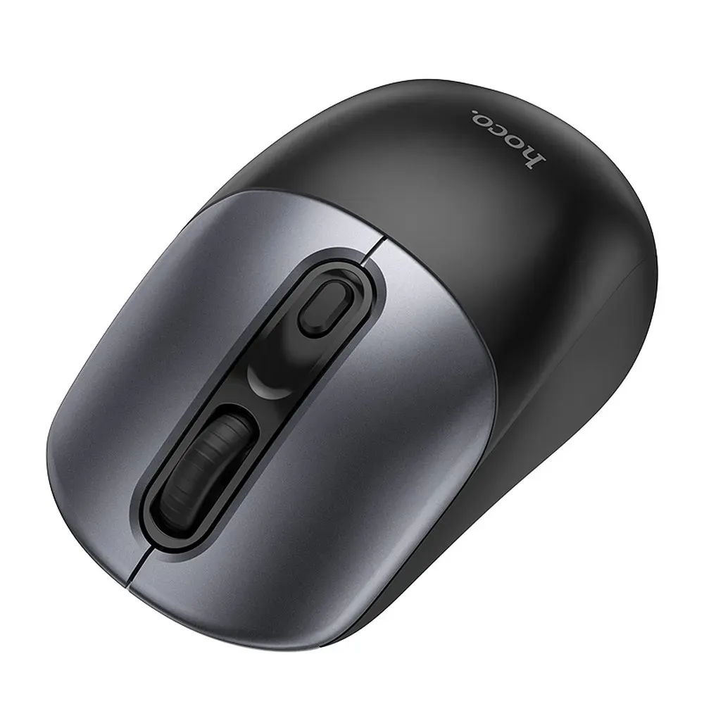 Mouse Wireless HOCO GM28, 1600DPI, Grigio - immagine 1