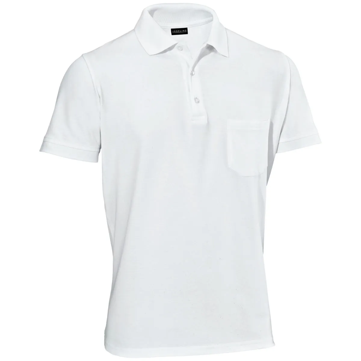 JOBELINE Polo da uomo Gary maniche corte; Taglia 2XL; bianco - immagine 1
