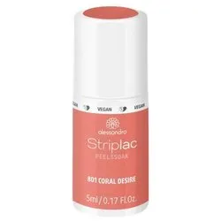 Smalto unghie Striplac Peel Or Soak 801 Coral Desire - immagine 1