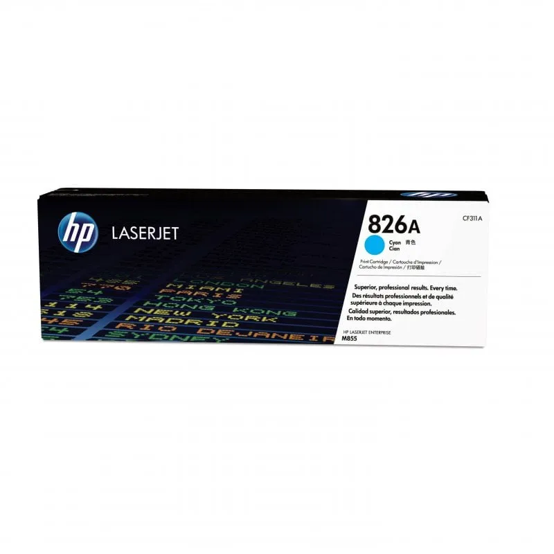 HP Cartuccia Toner originale ciano LaserJet 826A - immagine 1