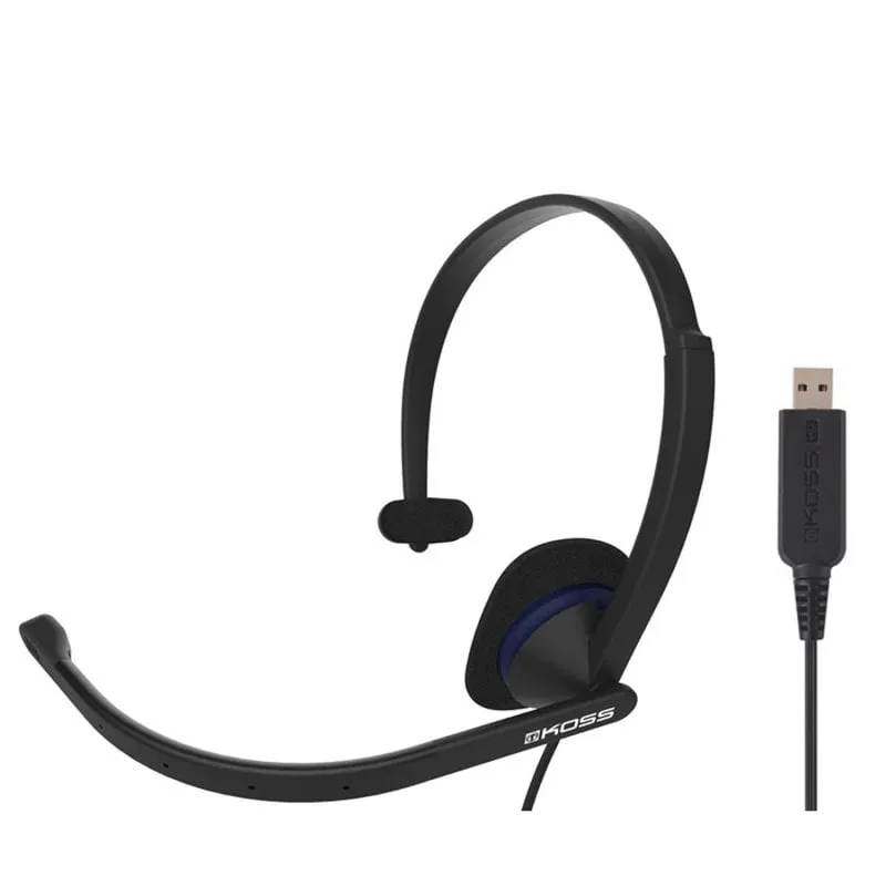Auricolare USB Koss CS195 con microfono Nero - immagine 1