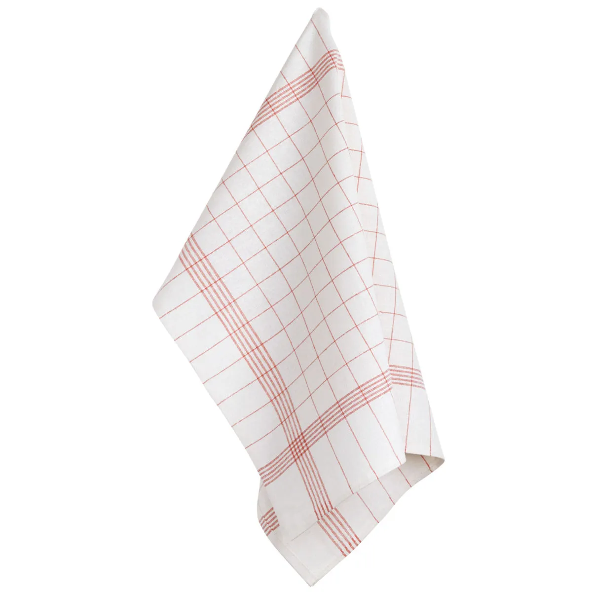 10x ERWIN M. Strofinaccio Brema; 50x70 cm (LxL); blu/rosso; rettangolare; 10 pz. / Pacco - immagine 1