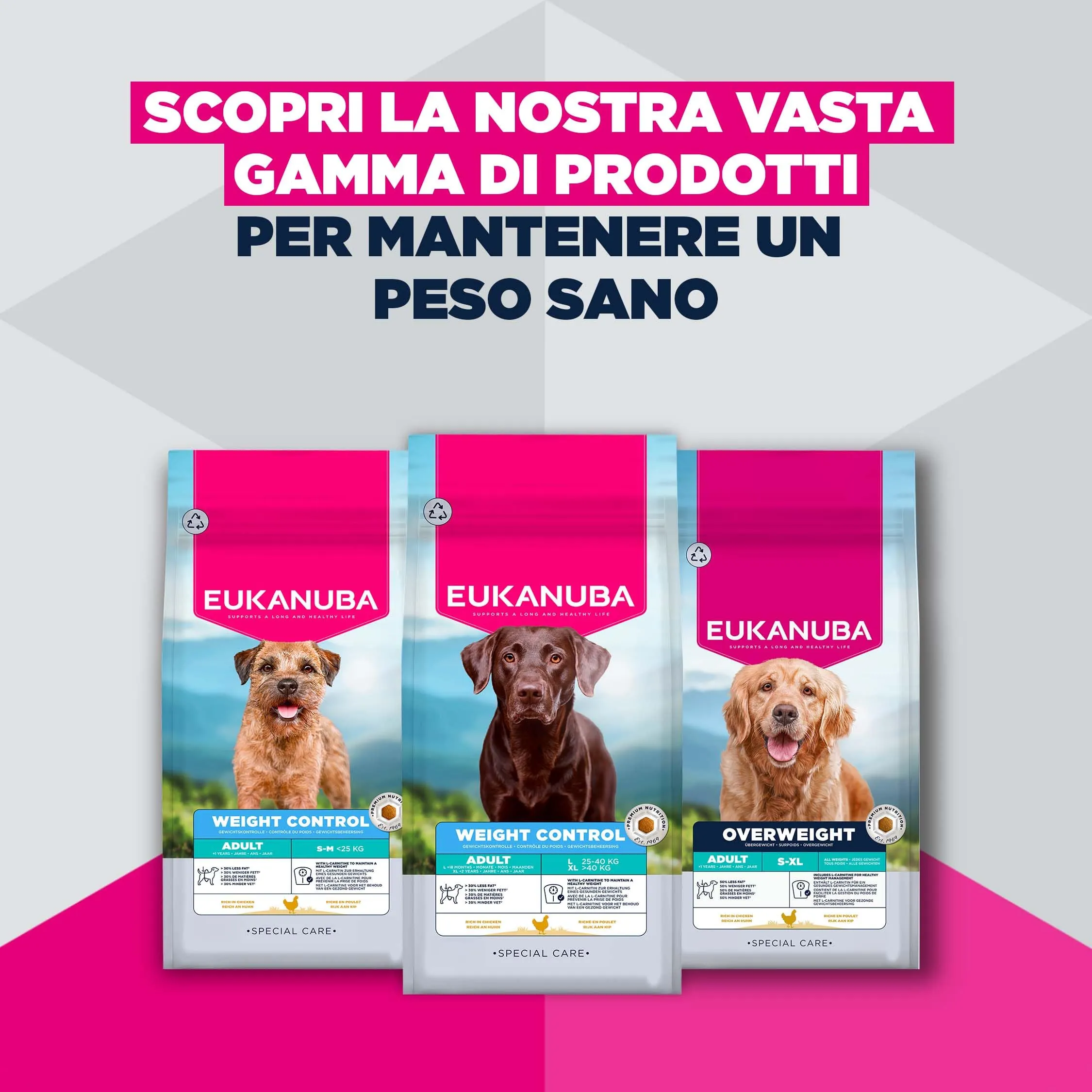 EUKANUBA Overweight Crocchette con pollo, 12 kg - immagine 8