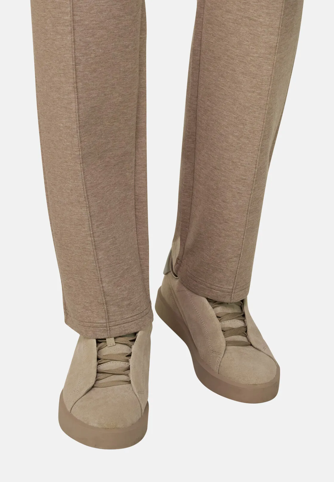 Boggi, Sneakers Essence In Pelle Scamosciata, Uomo, Taupe, Taglia: 45-11 - immagine 2