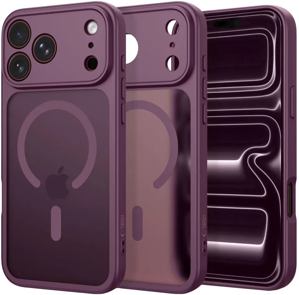 Custodia MagSafe per Apple iPhone 18 Pro Max / 17 Pro Max, Tech-Protect, BasicMag, Vinaccia Opaca - immagine 1