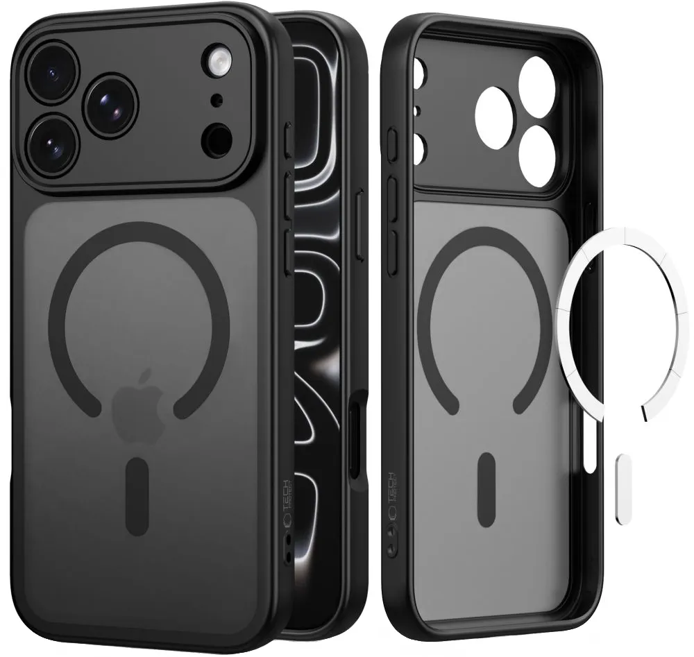 Custodia MagSafe per Apple iPhone 18 Pro Max / 17 Pro Max, Tech-Protect, BasicMag, Nera Opaca - immagine 1