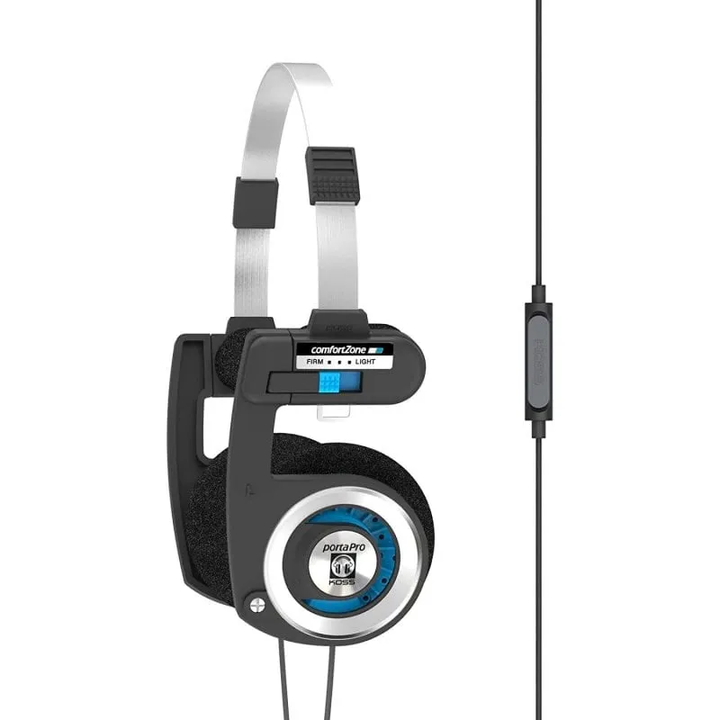 Cuffie Koss Porta Pro con microfono nere - immagine 1