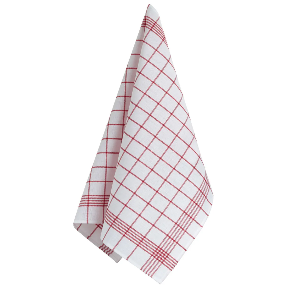 10x ERWIN M. Strofinaccio Praga; 50x70 cm (LxL); rosso; rettangolare; 10 pz. / Pacco - immagine 1