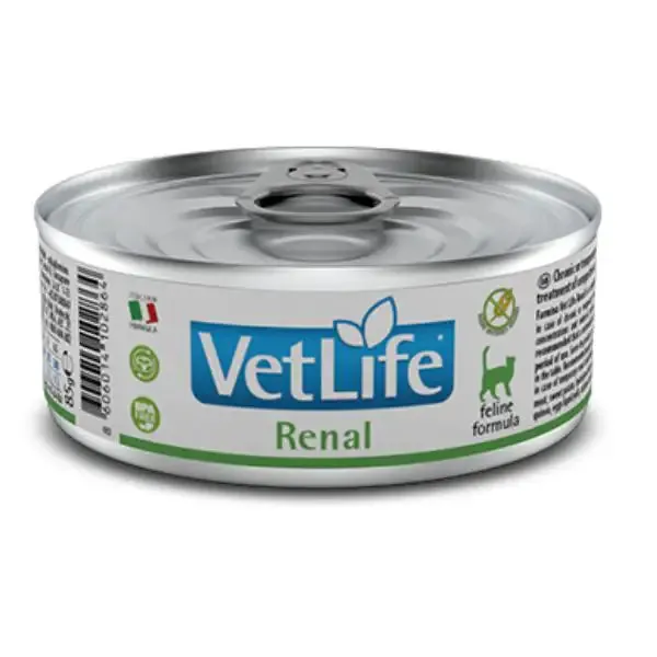 Farmina Vet Life Feline Renal 85 gr - confezione da 12 pezzi - Dieta veterinaria per gatti - immagine 1