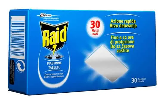 Raine Antizanzare Piastrine - 30 Pezzi per Protezione Efficace e Duratura - immagine 1