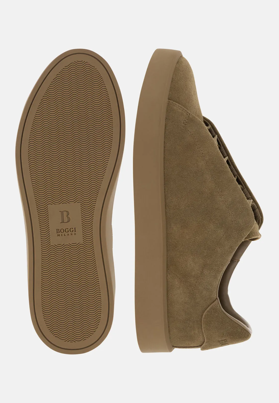 Boggi, Sneakers Essence In Pelle Scamosciata, Uomo, , Taglia: 43-9 - immagine 4