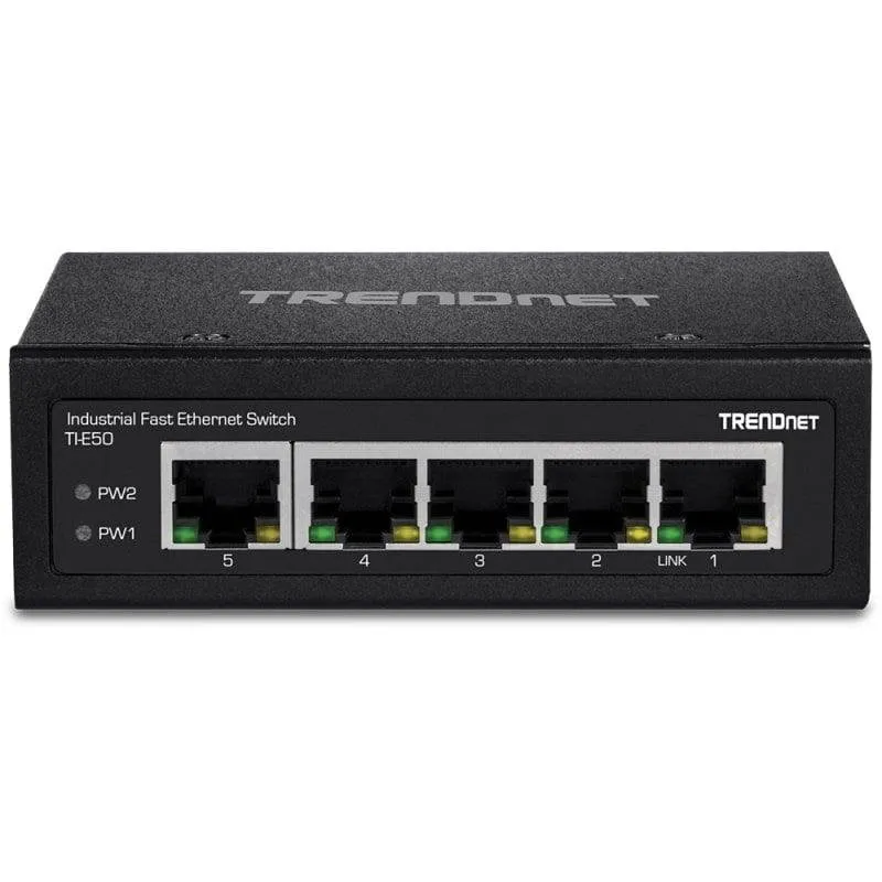 Switch Trendnet TI-E50 Non Gestito Fast Ethernet 5 Porte Nero - immagine 1