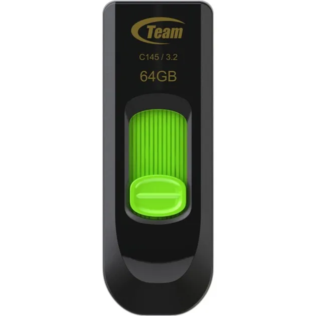 C145 unità flash USB 64 GB USB tipo A 3.2 Gen 1 (3.1 Gen 1) Nero, Verde, Chiavetta USB - immagine 1