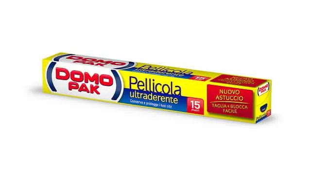 Pellicola Trasparente DOMOPAK 15MT per Conservazione Food - immagine 1