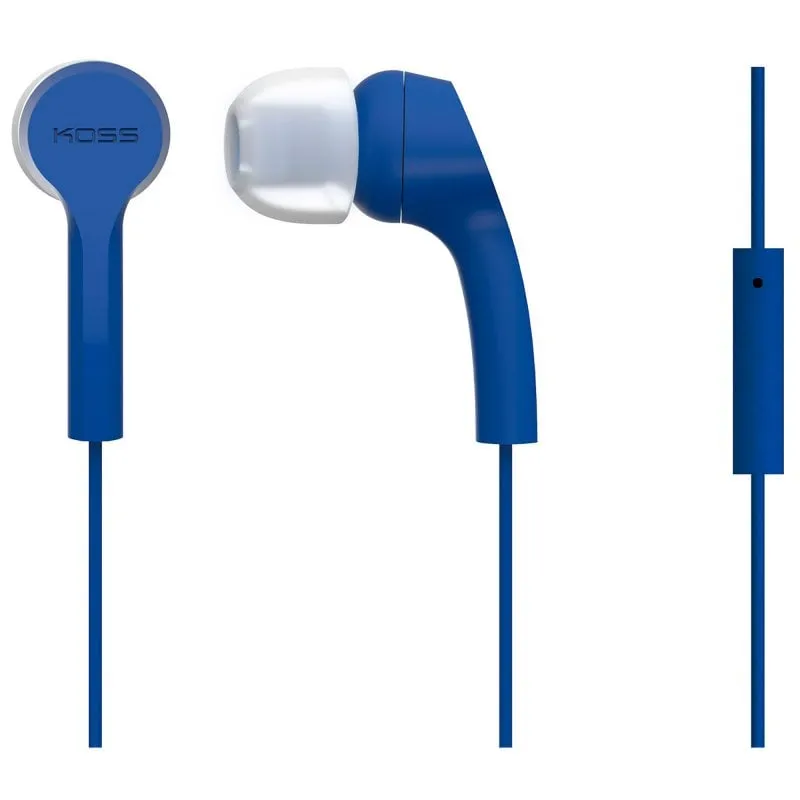 Cuffie Koss KEB9i con microfono Blu - immagine 1