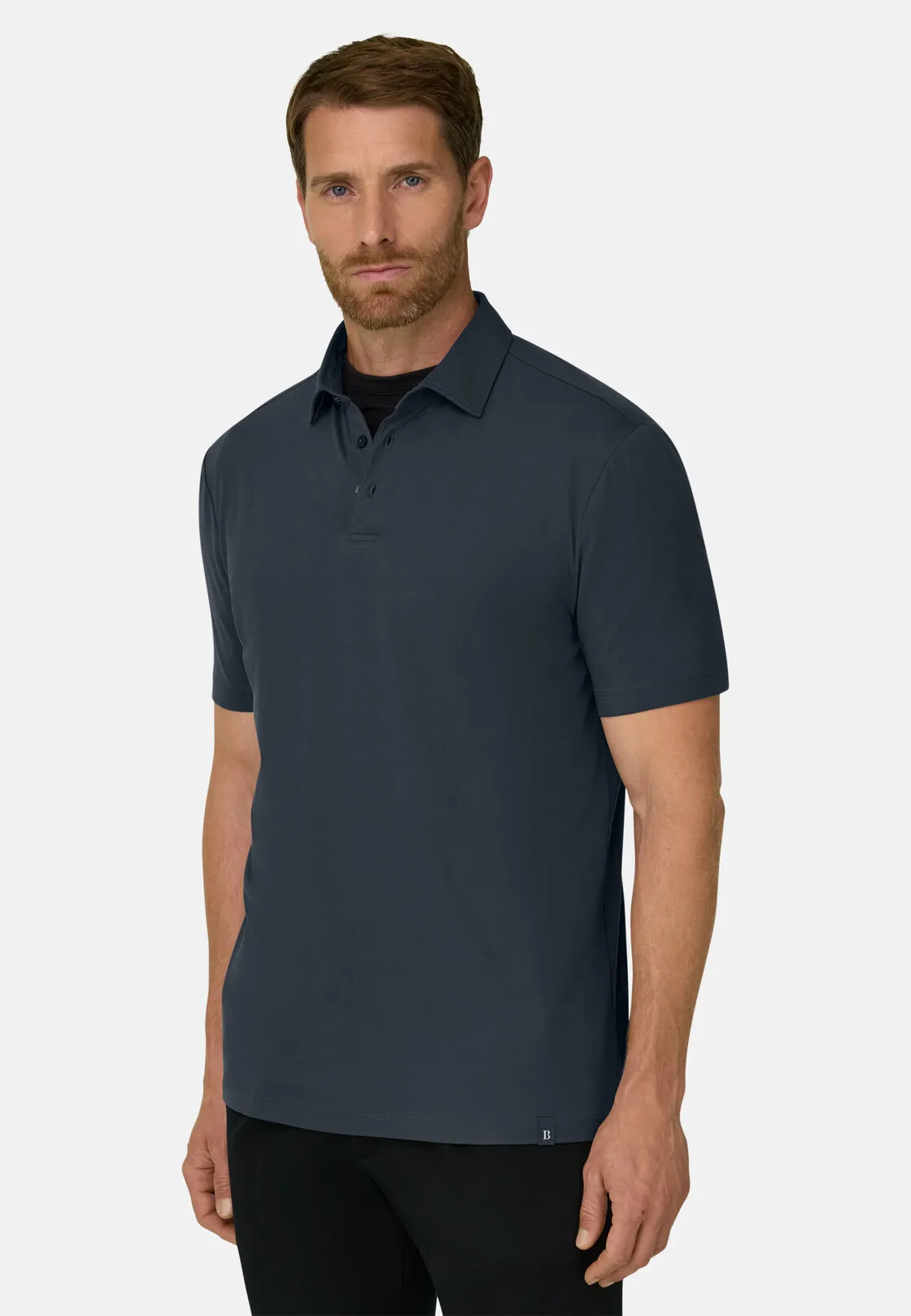 Boggi, Polo In Jersey Di Cotone Supima Elasticizzato, Uomo, , Taglia: M - immagine 1